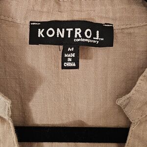 Kontrol Contemporary Beige Women's Blouse